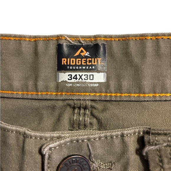 Men's Khaki Cargo Pants - Picture 2 of 4
